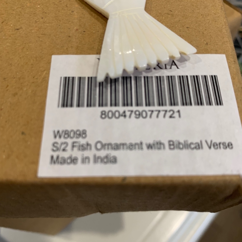 Wisteria catalogue Biblical Verse ornament NIB - Picture 5 of 5